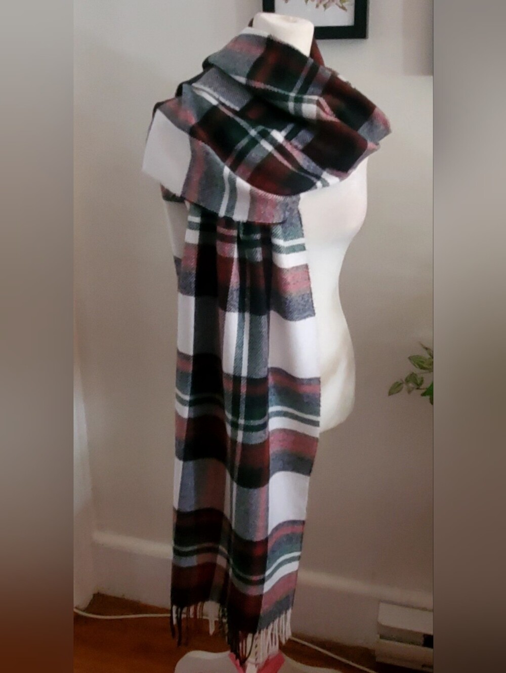 J. Crew Plaid Wrap Scarf